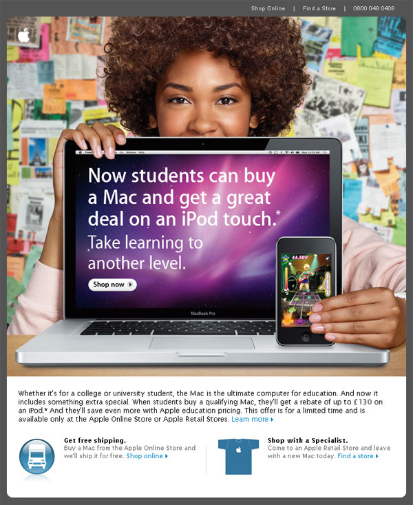 mac discount for students